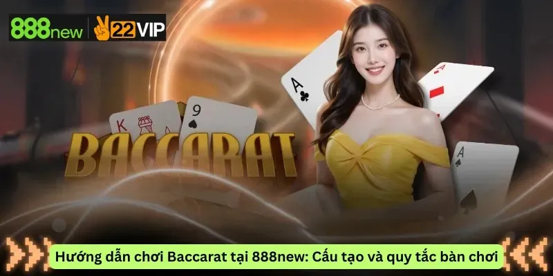 Hướng dẫn chơi Baccarat tại 888new: Cấu tạo và quy tắc bàn chơi